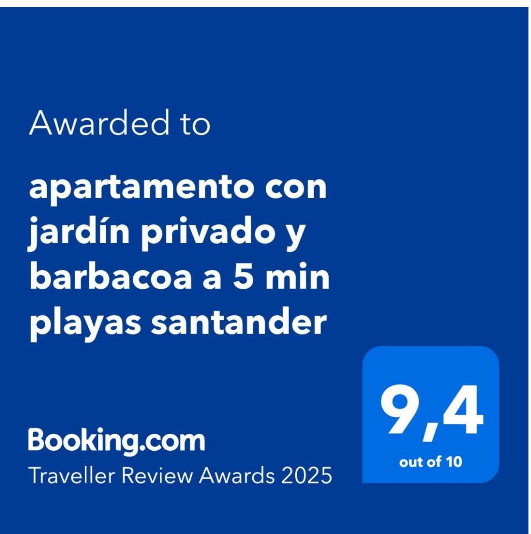 Apartamento Con Jardin Privado Y Barbacoa A 5 Min Playas Santander Extérieur photo